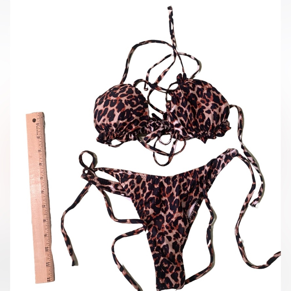 Leopard print bikini from shein